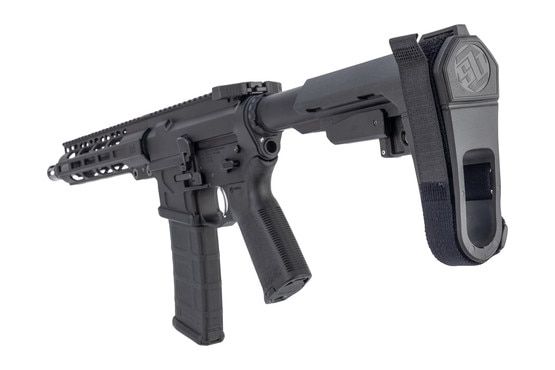 American Defense UIC MOD 1 AR-15 Pistol comes with an SBA3 brace